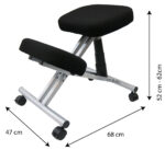 UNILUX ergonomische kniekruk ERGO LEG, zwart