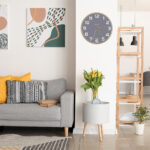 UNILUX wandklok/quarzklok 'BALTIC', diameter: 315 mm, grijs