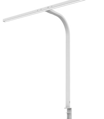 UNILUX LED-bureaulamp STRATA, klemvoet, wit