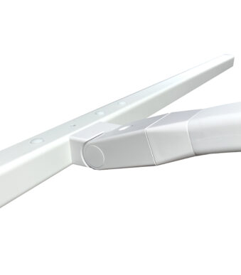 UNILUX LED-bureaulamp STRATA, klemvoet, wit