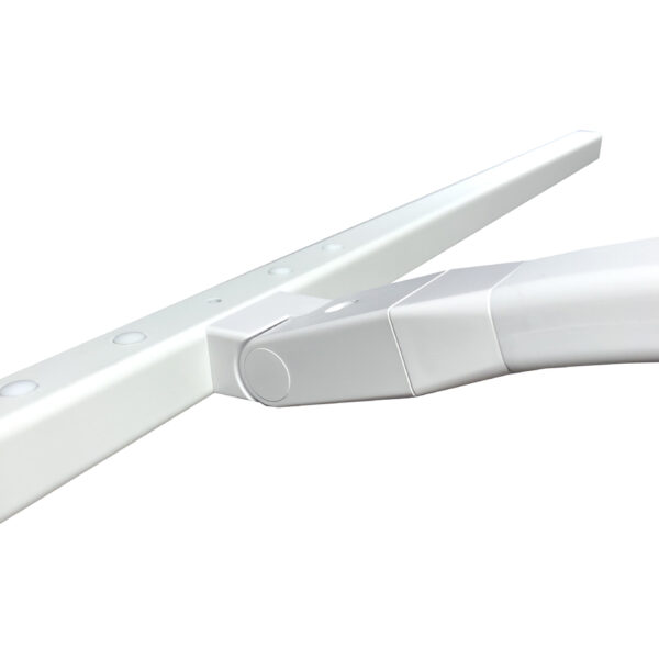 UNILUX LED-bureaulamp STRATA, klemvoet, wit