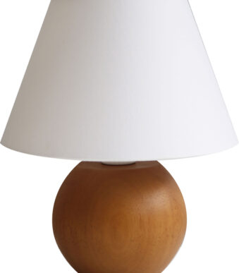 UNiLUX LED-schemerlamp BLOOM, wit / eiken