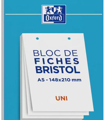 Oxford systeemkaarten, DIN A5, blanko, wit