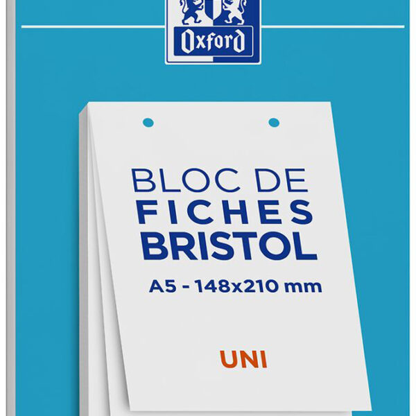 Oxford systeemkaarten, DIN A5, blanko, wit