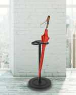 UNiLUX paraplustandaard SULKY, van staal, zwart