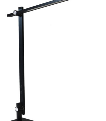 UNILUX LED-bureaulamp LUMILIGHT, met voet, zwart