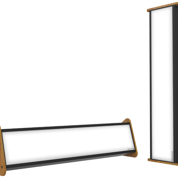 UNILUX LED-lichttherapie lamp Dayvia MOBILLY, zwart/bamboe