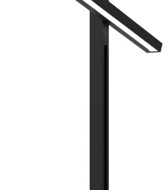 UNiLUX LED-bureaulamp ZENITH, klemvoet, zwart