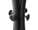 UNiLUX garderobestandaard TOTEM, hoogte: 1.750 mm, zwart