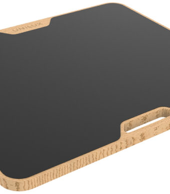 UNiLUX kantelbare voetensteun BALANCY, zwart/hout