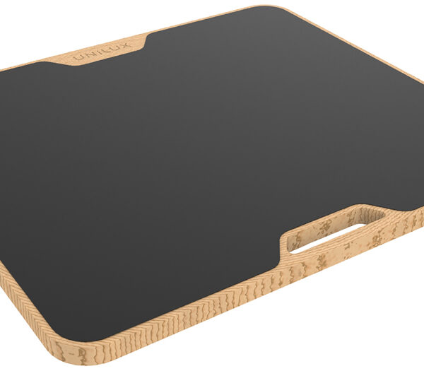 UNiLUX kantelbare voetensteun BALANCY, zwart/hout