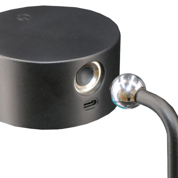 UNiLUX accu-LED-tafellamp/wandlamp SUNSET, zwart