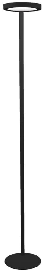 UNiLUX LED-staande lamp OPUS, hoogte: 1.820 mm, zwart