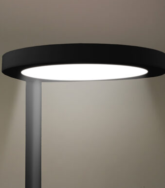 UNiLUX LED-staande lamp OPUS, hoogte: 1.820 mm, zwart