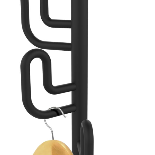 UNiLUX garderobestandaard CALIFORNIA, hoogte: 1.750 mm, zwart
