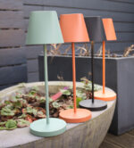 UNiLUX accu-LED-bureaulamp AVA, voet, zwart