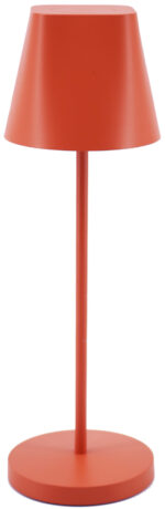 UNiLUX accu-LED-bureaulamp AVA, voet, steenrood