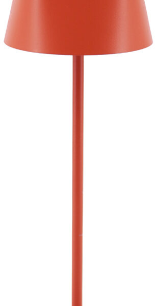 UNiLUX accu-LED-bureaulamp AVA, voet, steenrood