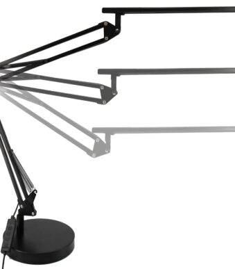 UNiLUX LED-bureaulamp SWINGOLED 2.0, zwart