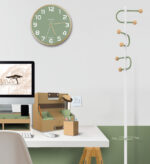 UNiLUX garderobestandaard STUDIO, hoogte: 1.750 mm, wit/groen