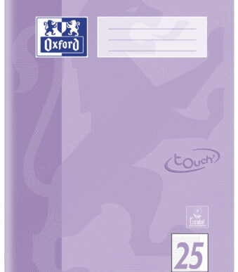 Oxford schoolschrift Touch Pastel, DIN A4, liniatuur 25, gelinieerd, sering