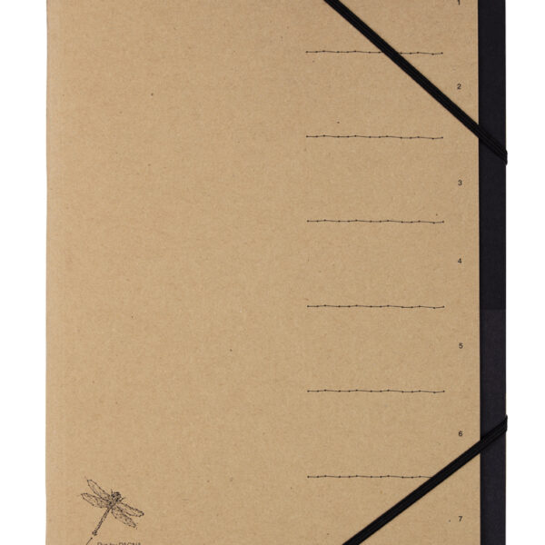 PAGNA sorteermap 'Puur', 7 vakken, naturel