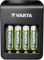 VARTA batterijenlader LCD Plug Charger+, incl. 4 x AA batterij