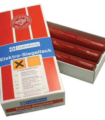 Gutenberg zegellak Electrolak, vermiljoenrood