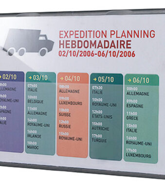 PAPERFLOW wandbord Info Display, DIN A3, kleur: alu-grijs