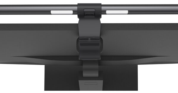 Hansa LED-beeldschermlamp 'Flash', met klem, zwart