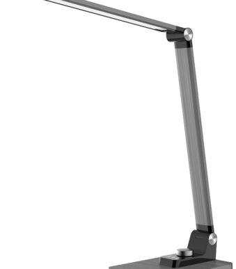 Hansa LED-bureaulamp 'Breeze', voet, grijs-metallic