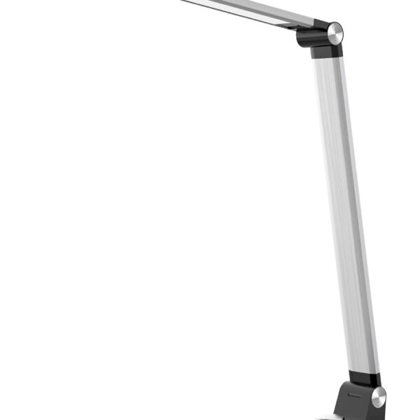 Hansa LED-bureaulamp 'Breeze', voet, zilver-geborsteld
