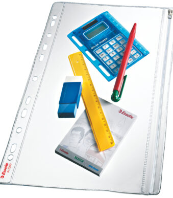 Esselte ritssluitingmapje, PVC, generfd, 0,20 mm