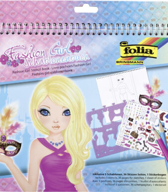 Groot schetsboek 'Fashion Girl'