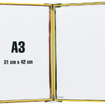 Djois by Tarifold Metalen Wandbordensysteem, A3-formaat