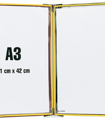 Djois by Tarifold Metalen Wandbordensysteem, A3-formaat