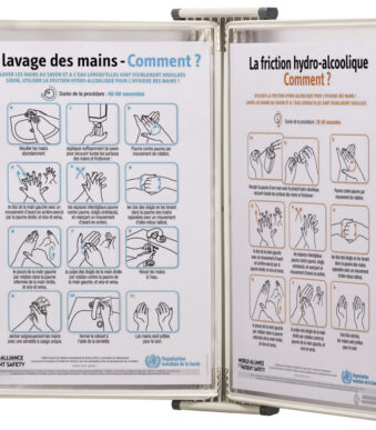 Djois by Tarifold Wanddisplay STERIFOLD, DIN A4, lichtgrijs