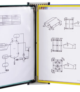 Wandbord systeem, A4-formaat, magnetisch