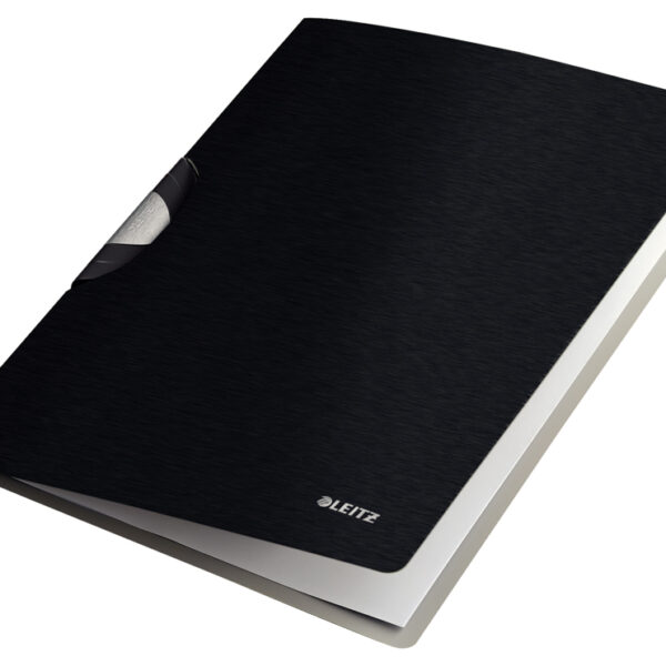 LEITZ klemhechtmap Colorclip Style, DIN A4, PP, satijn-zwart