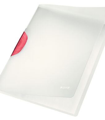 LEITZ klemhechtmap Colorclip Magic, DIN A4, PP, rode clip