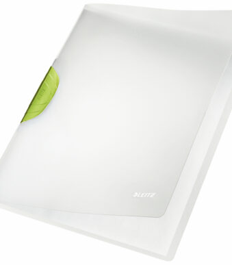 LEITZ klemhechtmap Colorclip Magic, DIN A4, PP, donkergroene clip