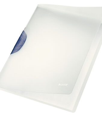 LEITZ klemhechtmap Colorclip Magic, DIN A4, PP, donkergrijze clip