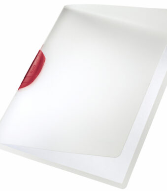 LEITZ klemhechtmap Colorclip, DIN A4, PP, rode clip