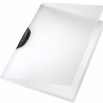 LEITZ klemhechtmap Colorclip, DIN A4, PP, zwarte clip