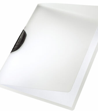 LEITZ klemhechtmap Colorclip, DIN A4, PP, zwarte clip