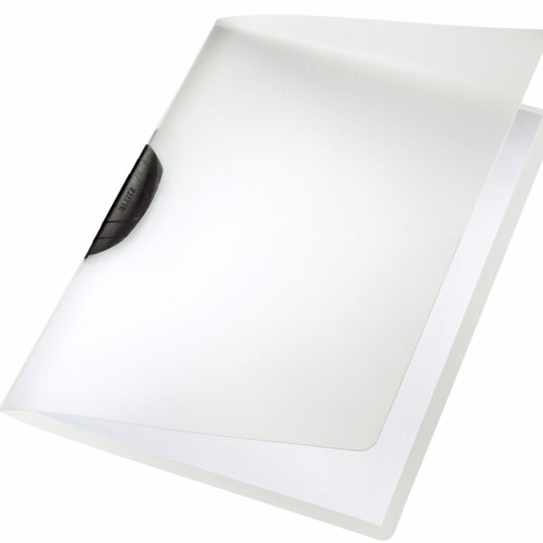 LEITZ klemhechtmap Colorclip, DIN A4, PP, zwarte clip