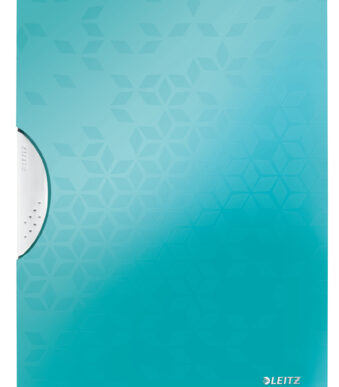 LEITZ klemhechtmap WOW Colorclip, DIN A4, PP, ijsblauw