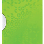 LEITZ klemhechtmap WOW Colorclip, DIN A4, PP, groen-metallic