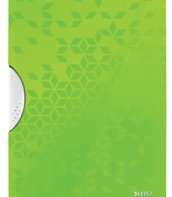 LEITZ klemhechtmap WOW Colorclip, DIN A4, PP, groen-metallic
