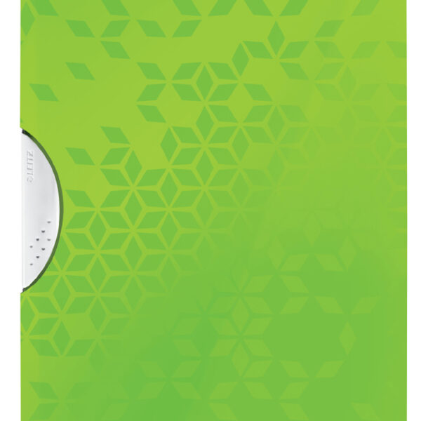 LEITZ klemhechtmap WOW Colorclip, DIN A4, PP, groen-metallic